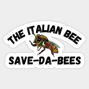 The Italian Bee Sticker